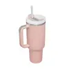 Copo de Carro Transfronteiriço de 40oz Segunda Geração com Alça, Copo Térmico com Canudo de Aço Inoxidável 304, Copo de Gelo de Grande Capacidade para Uso no Carro