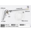 Pistola de limpieza neumática pistola rociadora de alta presión lavado de autos motor aceite de motor aguas residuales gas de doble propósito pistola rociadora neumática ajustable