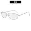 Gafas de Sol Metálicas Modernas Retro Americanas Transfronterizas Estilo Europeo y Americano Millennial Chica Popular Gafas Douyin Gafas de Sol Protección Solar