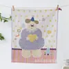 Toalla de gasa de algodón puro, toalla cuadrada de gasa de cuatro capas, toalla cuadrada 100% algodón para niños de preescolar, exportación al por mayor a Corea, toalla para lavar platos