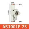 Válvula de Mariposa de Tubería Tipo SMC Válvula de Velocidad Ajustable Actuador de Control de Cilindro de Paso Recto Junta de Tubería de Aire As1002/2052Fs