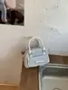 Bolsa de Bowling de Renda com Bolinhas Estilo Coreano para Mulheres 2026 Nova Bolsa de Mão de Nicho Bolsa Transversal Bolsa de Ombro Fofa para o Dia a Dia