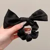 2025 Nova Faixa de Cabelo Preta de Alta Qualidade Elástico de Cabelo Elegante Elástico Simples Faixa de Cabeça Acessórios de Cabelo Estojo de Couro Feminino