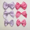 Estilo Francés Elegante Lazo Morado Medio Hecho Corbata de Lazo Bicolor Broche Zapatos y Calcetines Accesorios para el Cabello Accesorios DIY