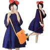 Disfraz de Brujita para Halloween Femenino Kiki Disfraz de Actuación Cosplay Bruja Totoro Disfraz de Actuación Disfraz de Adulto