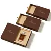 Caja de Regalo de Perfume Deslizante, Caja tipo Cajón para una Sola Botella de Perfume con Forro de Caja de Regalo de Belleza de Alta Gama, Logo Personalizable