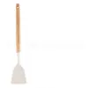 Utensílios de Cozinha com Cabo de Madeira, Conjunto de Espátulas de Silicone, Espátula e Colher de Silicone Resistentes a Altas Temperaturas, Ferramentas de Cozinha Antiaderentes, Espátula de Cozinha