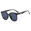 Gafas de sol de estilo coreano con protección solar, modernas y combinables para mujer, famosas en Internet, con montura grande, cara grande, adelgazantes, gafas de sol polarizadas a prueba de rayos UV