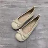 Zapatos Planos Retro Rojos Mary Jane Franceses para Mujer 2026 Otoño Nueva Llegada Mocasines de Corte Bajo Estilo de Noche Zapatos de Salón