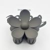 Pinza para el cabello esmerilada con agarre de flor transfronteriza, clip para la parte posterior de la cabeza, pinza para el cabello para cola de caballo, moño, horquilla con sentido sénior, clip de tiburón al por mayor