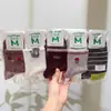 Meias Novas de Outono e Inverno Mian Kao para Mulheres Meia-Calça Meio da Panturrilha Meias de Desenho Animado para Mulheres Estilo Japonês Estilo College Estilo Coreano Meias de Algodão para Estudantes
