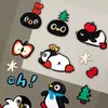 Ins Coreano Lindo Lindo Pingüino Manzana Gelatina Pegatina Graffiti Cachorro Bricolaje Funda de Teléfono Móvil Decoración de Cuaderno para iPad