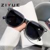2026 Nuevas Gafas de Sol Polarizadas de Estilo de Alta Gama con Lente Grande para Adelgazar el Rostro para Mujer, Gafas de Sol Blancas con Protección UV para Hombre