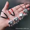 Collar de Plata Pura con Candado de Seguridad Hello Kitty Cadena para Suéter Lujo Ligero Regalo de Cumpleaños para Mujer 4g