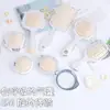 Nueva Serie Plata Electrochapada Peine Masajeador para Estudiantes, Peine Plegable con Espejo Estilo Trendy Femenino, Peine con Cojín de Aire, Cepillo Alisador de Cabello