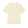 Camiseta básica japonesa de manga corta para mujer, color sólido, 220 g, color blanco puro, de algodón peinado, para hombre, de media manga, interior, ancha y holgada, para verano.