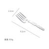 Tenedor cuchara infantil de acero inoxidable 304 semiacabado cuchara para bebé cuchara para sopa mango corto púas ferretería silicona enchufable