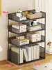 Estante de almacenamiento con ruedas para mesa, carrito pequeño móvil para uso debajo del escritorio, estantería de múltiples niveles, herramienta de almacenamiento de gran capacidad para aulas