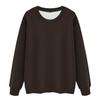 Suéter fino de cor sólida para primavera e outono, 370g, marca de moda estudantil, top para homens e mulheres, suéter de casal, camiseta de manga comprida, blusa básica