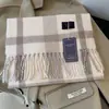 Cachecol Maillard Feminino Inverno 2024 Novo Estilo Coreano High-End Retrô Xadrez Cachecol Quente Masculino Lã Casal