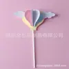 Adornos de Pastel de Globo Aerostático Tridimensionales Decoración de Inserción Niños Adultos Fiesta de Cumpleaños Letrero de Inserción
