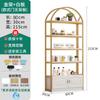 Vitrina para cosméticos, productos para salón de belleza, estante para exhibición de arte de uñas, luz de muestra, estante de almacenamiento de joyas de lujo de múltiples capas