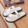 Novas Sandálias de Verão para Mulheres, Estilo Fada da Moda para Casa, Indoor, Antiderrapantes, Para Usar Fora, Celebridade da Internet, Pérolas, Casuais, Sandálias de Praia
