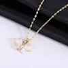 Novo Colar Dongdaemun Japão e Coreia do Sul Borboleta de Cristal Joias Transfronteiriças Novos Acessórios Joias de Personalidade uma geração de cabelo