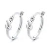 Pendientes de Aro Trenzados Mismo Estilo de Zhang Zifeng para Mujer Pendientes de Diseño Nicho Nuevos Pendientes de Aro Lisos de Gama Alta Pendientes de Moda Venta al por Mayor