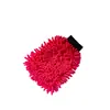 Guantes para Lavar Coches Chenilla Espesa Esponja Pata de Oso Doble Cara Impermeables Felpa Coral Insecto Guantes para Lavar Coches