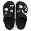 Producto más vendido transfronterizo: Set de dijes para zapatos de zuecos, venta al por mayor de fábrica, accesorios de decoración de zapatos DIY, accesorios de dibujos animados de ABS, gato KT