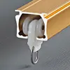 Riel de Cortina de Aleación de Aluminio Engrosado Riel Silencioso de Alta Resistencia Doble Venta al por Mayor Riel de Aluminio de Alta Resistencia Venta Caliente Transfronteriza