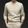 Suéter Jacquard de Hilo Fino para Hombre de 450g, Camisa Base de Punto Casual de Cuello Redondo Otoño e Invierno 2025, Suéter para Hombre