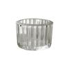 Candelabro Escandinavo Simple Patrón Vertical Romántico Utensilios para Velas para Mesa de Comedor Botella de Vidrio para Hogar Vidrio para Aromaterapia Decoración Creativa