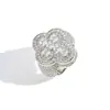 Anillo de cruz personalizado elegante estilo europeo y americano hip-hop con circonita redonda microincrustada, anillo para hombre, accesorio de tendencia creativo de nicho