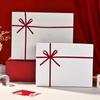 Caja de Regalo Estilo Ins para el Día de San Valentín Caja de Regalo Blanca en Relieve de Lujo Nicho para el Cumpleaños de la Novia Caja de Regalo Complementaria