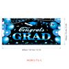 Amazon transfronterizo nuevo banner de temporada de graduación decoración de fiesta bandera fondo de globo para mapa asta de bandera personalización