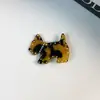 Grampo de Cabelo Acetato para Filhotes Presilha Lateral Retro Francesa com Clipe de Diamante para Franja Grampo Trançado Acessórios de Cabelo Presilha Bico de Pato