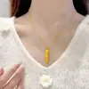 Colar Peixe Koi Moeda Cinco Imperadores 2026 Novo Estilo Retro de Luxo Leve Estilo Chinês Novo Joia Corrente para Clavícula