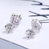 S925 prata esterlina meteoro brincos micro incrustado com brincos de zircão de diamante completo coreano tendência da moda temperamento coringa jóias atacado