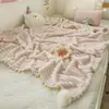 Nueva Manta de Siesta Jacquard Catiónico de Doble Cara para Comercio Exterior Transfronterizo Amazon Bola de Artesanía Temu Venta Directa del Fabricante