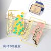 Metal bookmark criativo copywriting flor oco latão bookmark estudante estilo nacional cultural e criativo presente comemorativo atacado