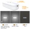 Nuevo fabricante transfronterizo de luces con sensor de cuerpo humano, disponible en stock, luz nocturna de inducción inteligente recargable para mesita de noche de gabinete de cocina.