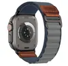 Adecuado para Apple Iwatch11 Correa de Reloj Applewatch S10 Correa de Bucle de Nailon Alpino Etiqueta de Cuero Retro