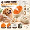Pente massageador spray para pets, um pente a vapor especializado para a higiene de gatos e cães, perfeito para banho e remoção de pelos soltos