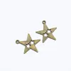 Colgante de Aleación Estrella DIY Accesorios de Joyería de Aleación Vintage 23*22mm L324