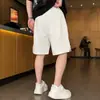 Shorts Casuais Bordados com Letras da Marca Tendência Verão 2026 para Homens, Tecido Pesado Moda Simples Solto Versátil Shorts Esportivos