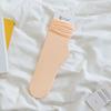 Calcetines de hielo para mujer, de longitud media, finos, de verano, blancos, rojos, de Internet, para primavera y otoño, de color liso.