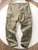Pantalones Casuales Japoneses para Hombre Otoño Nuevo Talla Grande Holgados Deportivos Largos Pantalones de Trabajo Estudiante Americano Marca de Moda Hip Hop