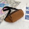 Riñonera de Pana Personalizada de Fábrica para Mujer Bolso Pequeño de Lona para Hombro Cruzado para Mujer Bolso de Pecho de Moda para Mujer